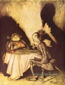  femme - Mère Goose Jack Sprat et sa femme illustrateur Arthur Rackham